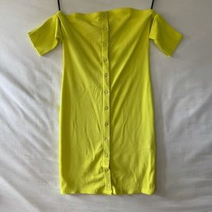 Neon Green Bodycon Dress